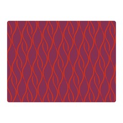 Red Pattern Double Sided Flano Blanket (mini)  by Valentinaart