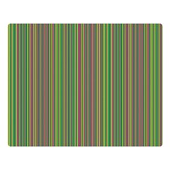 Green Lines Double Sided Flano Blanket (large)  by Valentinaart