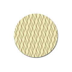 Elegant Pattern Magnet 3  (round) by Valentinaart