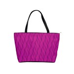 Magenta pattern Shoulder Handbags Front