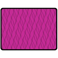 Magenta Pattern Fleece Blanket (large)  by Valentinaart