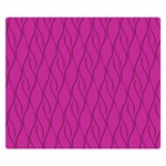 Magenta pattern Double Sided Flano Blanket (Small)  50 x40  Blanket Front