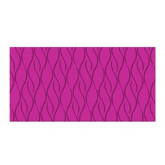 Magenta Pattern Satin Wrap by Valentinaart