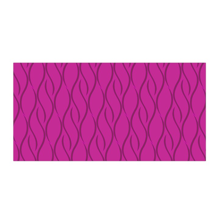 Magenta pattern Satin Wrap