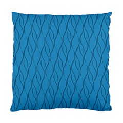 Blue Pattern Standard Cushion Case (one Side) by Valentinaart