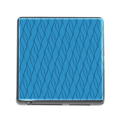 Blue Pattern Memory Card Reader (square) by Valentinaart