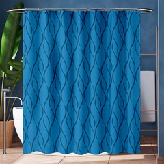 Blue Pattern Shower Curtain 60  X 72  (medium)  by Valentinaart