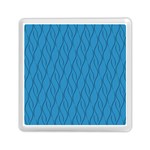 Blue pattern Memory Card Reader (Square)  Front