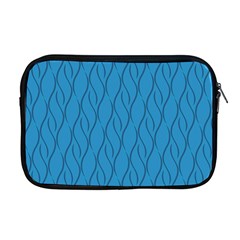 Blue Pattern Apple Macbook Pro 17  Zipper Case by Valentinaart