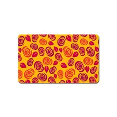 Orange Roses Magnet (name Card) by Valentinaart