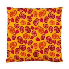 Orange Roses Standard Cushion Case (two Sides) by Valentinaart