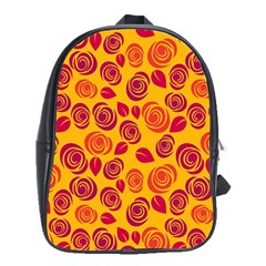 Orange Roses School Bags (xl)  by Valentinaart