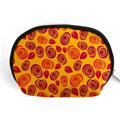 Orange Roses Accessory Pouches (medium)  by Valentinaart