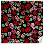 Red and pink roses Canvas 12  x 12   11.4 x11.56  Canvas - 1