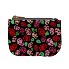 Red And Pink Roses Mini Coin Purses by Valentinaart