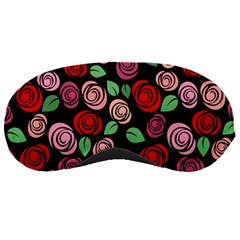 Red And Pink Roses Sleeping Masks by Valentinaart