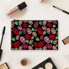 Red And Pink Roses Cosmetic Bag (medium)  by Valentinaart