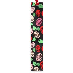 Red And Pink Roses Large Book Marks by Valentinaart