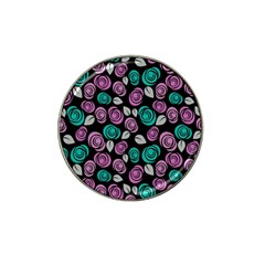 Roses Pattern Hat Clip Ball Marker (10 Pack) by Valentinaart