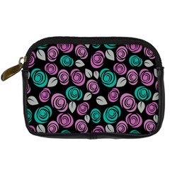 Roses Pattern Digital Camera Cases by Valentinaart