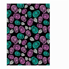 Roses Pattern Small Garden Flag (two Sides) by Valentinaart