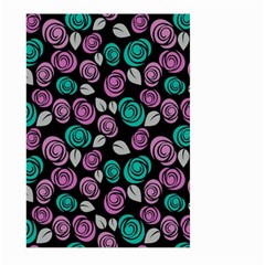 Roses Pattern Large Garden Flag (two Sides) by Valentinaart