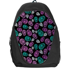 Roses Pattern Backpack Bag by Valentinaart