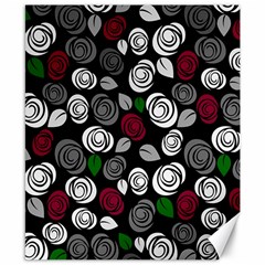 Elegant Roses Design Canvas 8  X 10  by Valentinaart