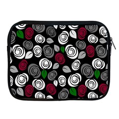 Elegant Roses Design Apple Ipad 2/3/4 Zipper Cases by Valentinaart