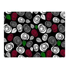 Elegant Roses Design Double Sided Flano Blanket (mini)  by Valentinaart