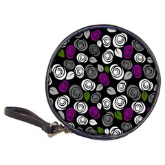 Purple Roses Pattern Classic 20-cd Wallets