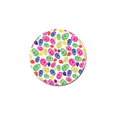 Colorful Roses Golf Ball Marker by Valentinaart