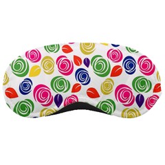 Colorful Roses Sleeping Masks by Valentinaart