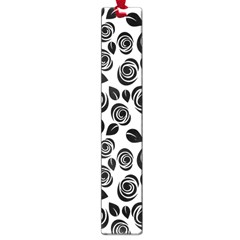 Black Roses Pattern Large Book Marks