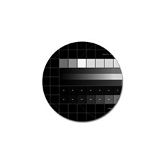 Grayscale Test Pattern Golf Ball Marker by Nexatart