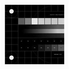 Grayscale Test Pattern Medium Glasses Cloth (2-side) by Nexatart