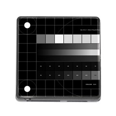 Grayscale Test Pattern Memory Card Reader (square) by Nexatart