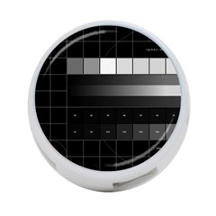 Grayscale Test Pattern 4-port Usb Hub (two Sides)  by Nexatart