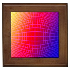 Grid Diamonds Figure Abstract Framed Tiles by Nexatart