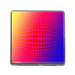 Grid Diamonds Figure Abstract Memory Card Reader (square) by Nexatart