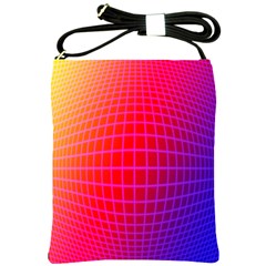 Grid Diamonds Figure Abstract Shoulder Sling Bags by Nexatart