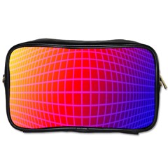 Grid Diamonds Figure Abstract Toiletries Bags 2-side by Nexatart