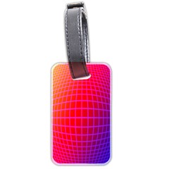 Grid Diamonds Figure Abstract Luggage Tags (two Sides) by Nexatart