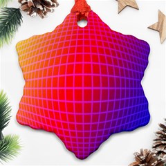 Grid Diamonds Figure Abstract Ornament (snowflake) by Nexatart