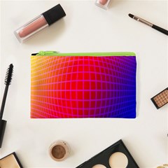 Grid Diamonds Figure Abstract Cosmetic Bag (xs) by Nexatart