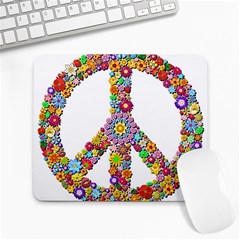 Groovy Flower Clip Art Large Mousepads by Nexatart