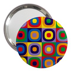 Kandinsky Circles 3  Handbag Mirrors