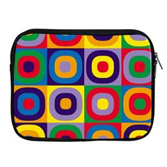 Kandinsky Circles Apple Ipad 2/3/4 Zipper Cases by Nexatart