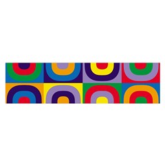 Kandinsky Circles Satin Scarf (oblong) by Nexatart