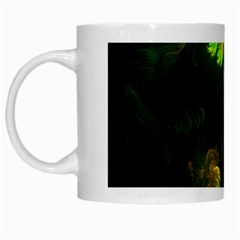 Light Fractal Plants White Mugs by Nexatart